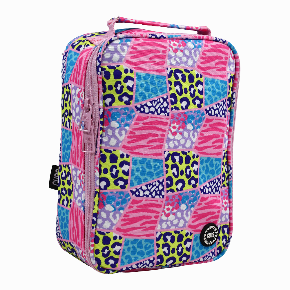 Cubs Leopard Patches Big & Basic Lunch Bag