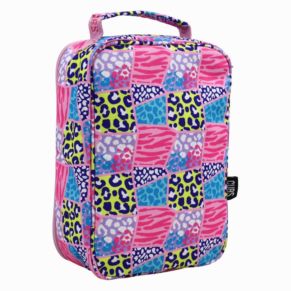 Cubs Leopard Patches Big & Basic Lunch Bag