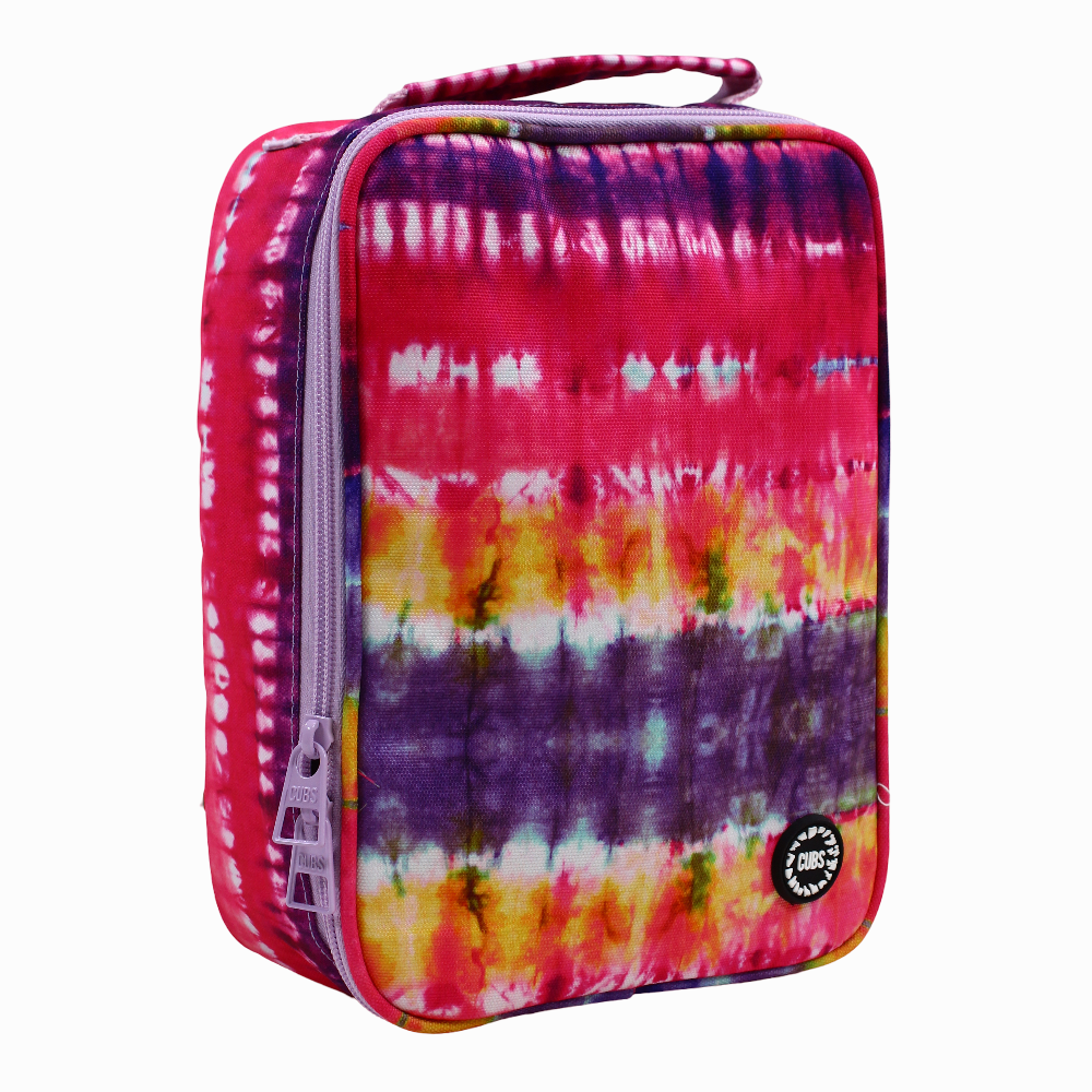 Cubs Fashion Girl Watercolor Design Big & Basic Lunch Bag