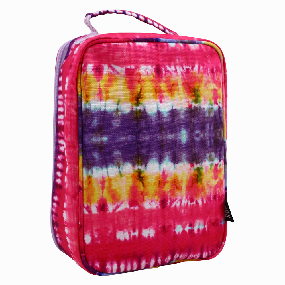 Cubs Fashion Girl Watercolor Design Big & Basic Lunch Bag