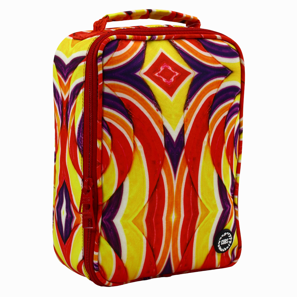 Cubs Purple/Red Candy Cane Big & Basic Lunch Bag Big & Basic
