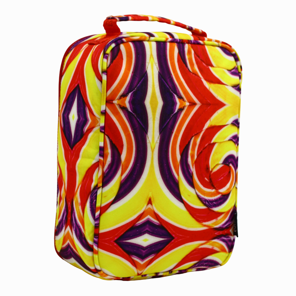 Cubs Purple/Red Candy Cane Big & Basic Lunch Bag Big & Basic
