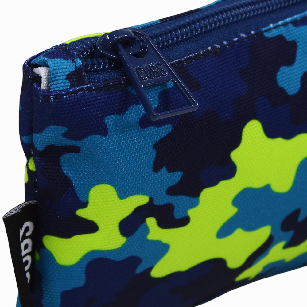 Cubs Camouflage Blue Big & Basic Pencil Case