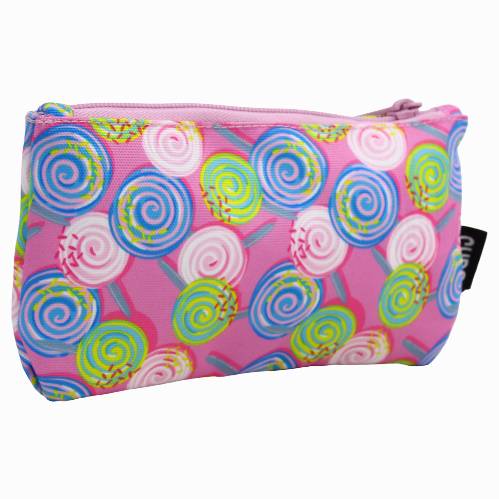 Cubs Pink Lollipop Big & Basic Pencil Case