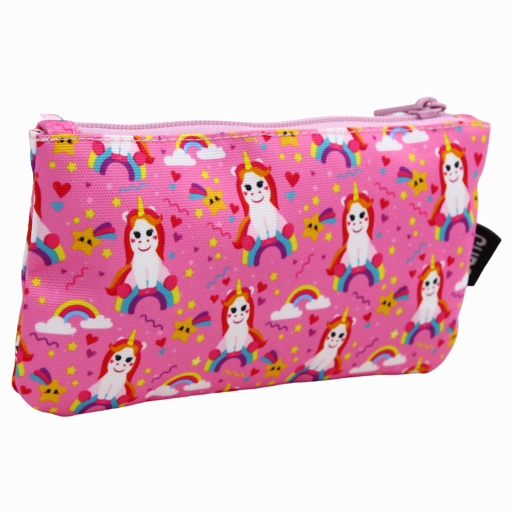 Cubs Unicorn Over the Rainbow Big & Basic Pencil Case