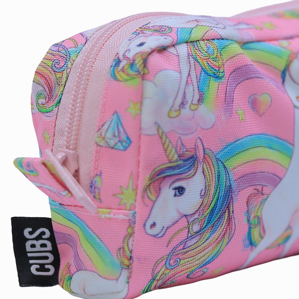 Cubs Pink Fantasy Unicorn Pencil Case