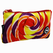 Cubs Purple & Red Candy Cane Big & Basic Pencil Case