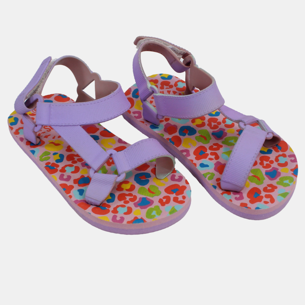 Girls Rubber Sandal – Purple