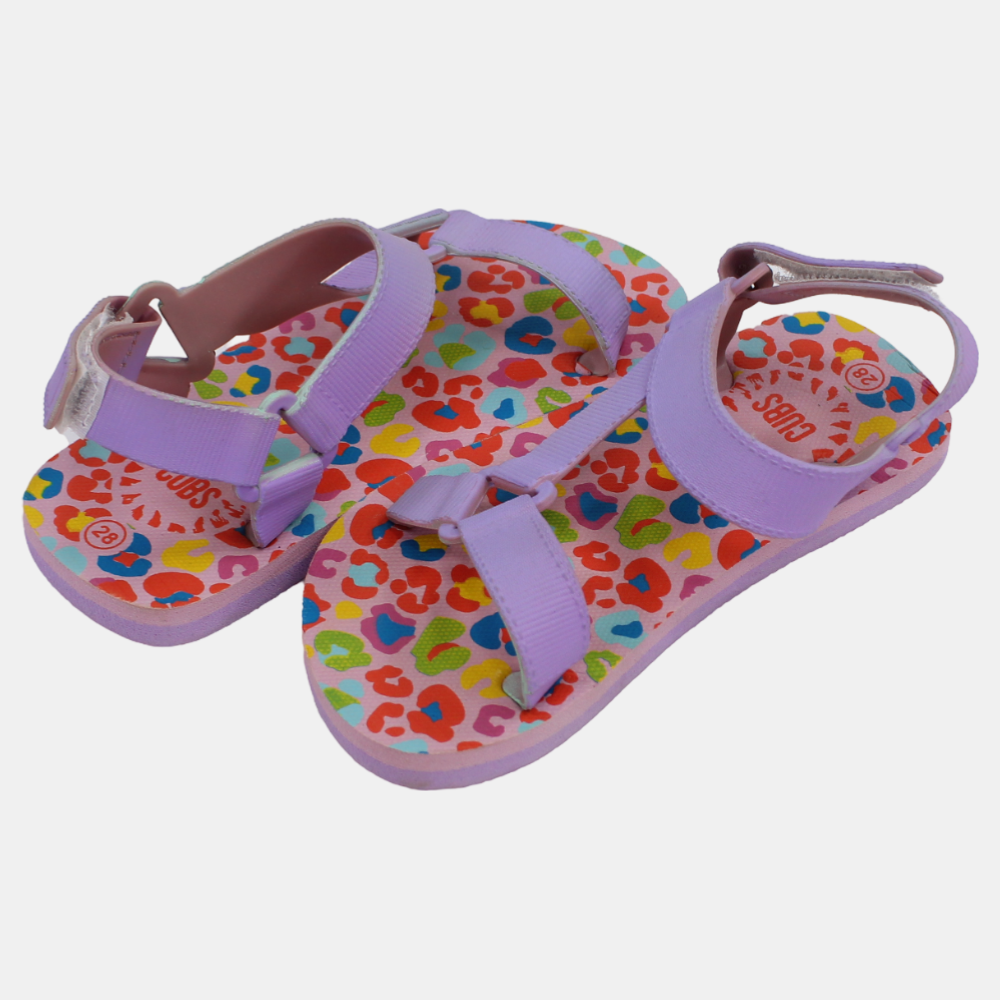 Girls Rubber Sandal – Purple