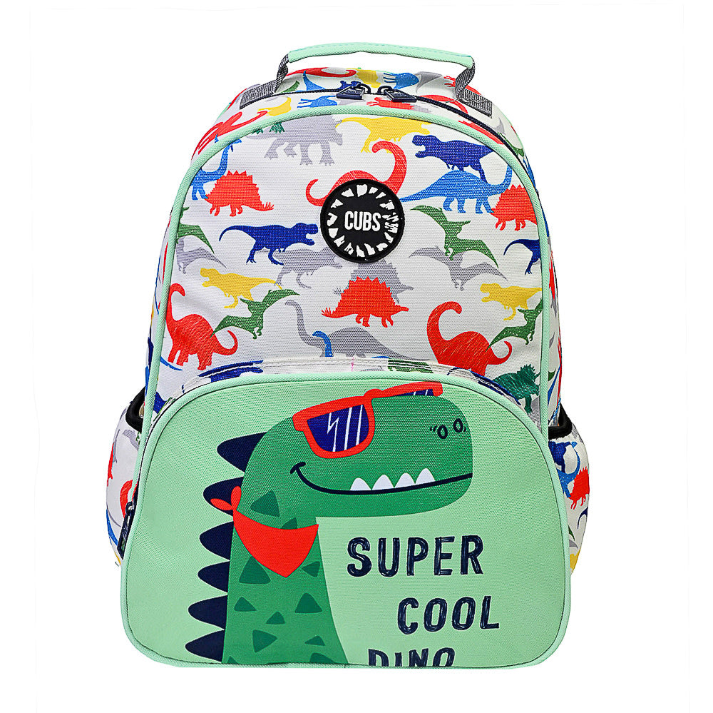 Cubs Super Cool Dinosaur Preschool Backpack Green – 16 Inches