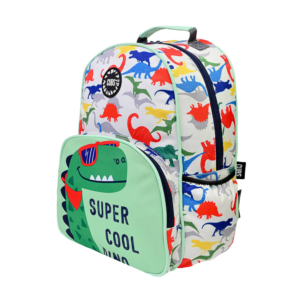 Cubs Super Cool Dinosaur Preschool Backpack Green – 16 Inches