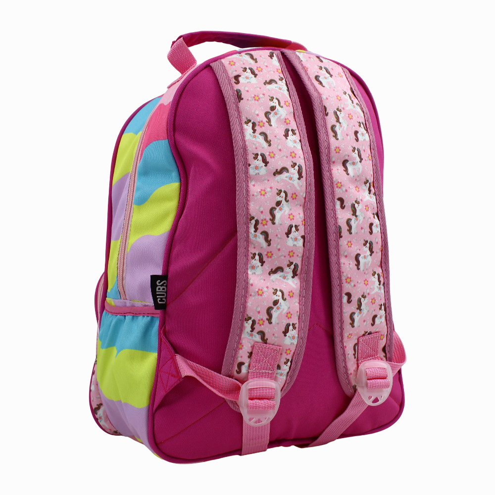 Cubs Flowers & Unicorns Preschool Backpack – 16 Inches