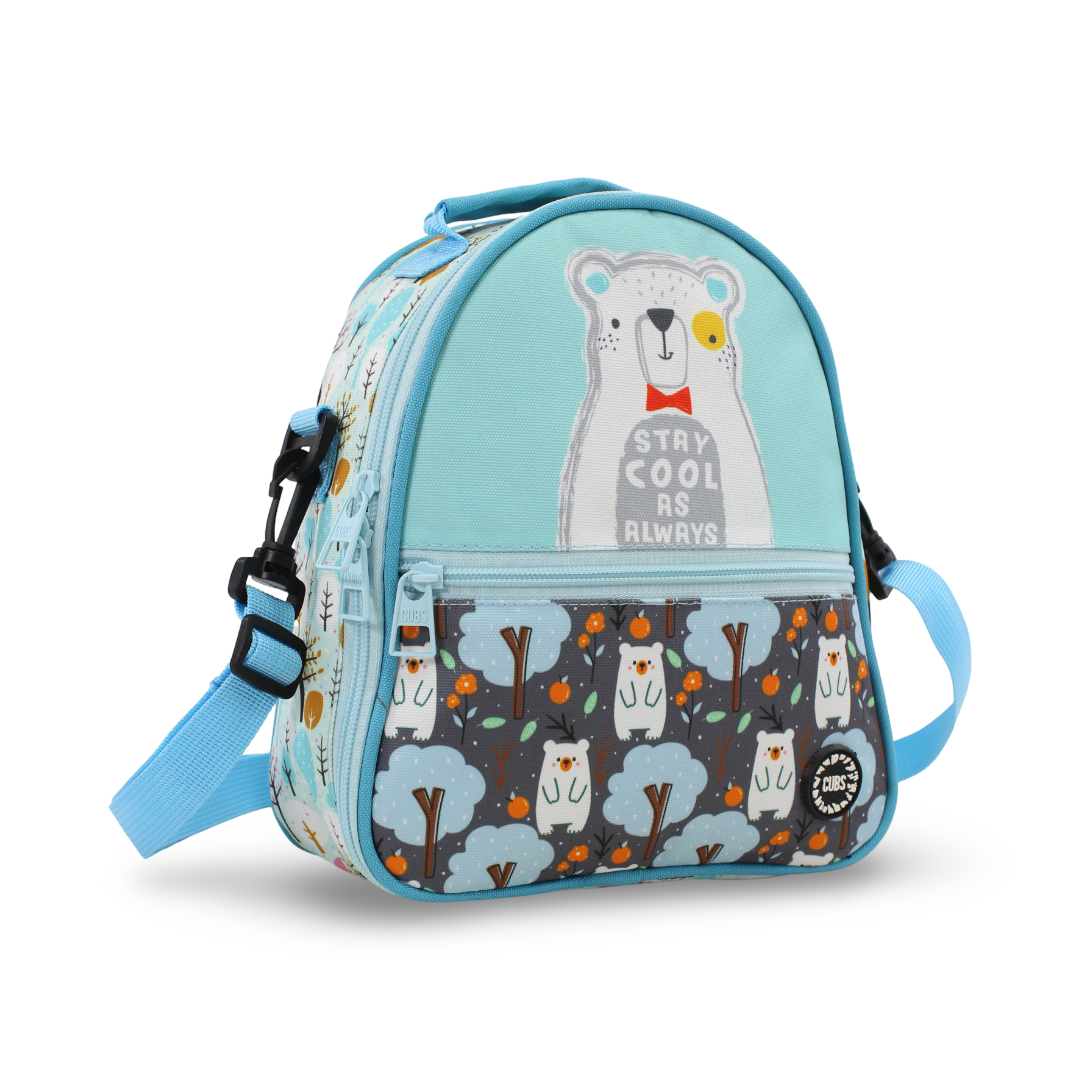 Cubs Cuddly Blue Bear Lunch Bag 16L - School