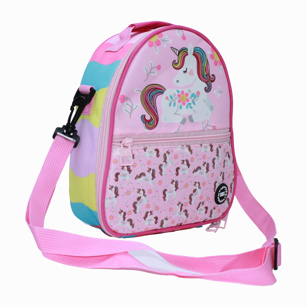 Cubs Flowers & Unicorns Lunch Bag
