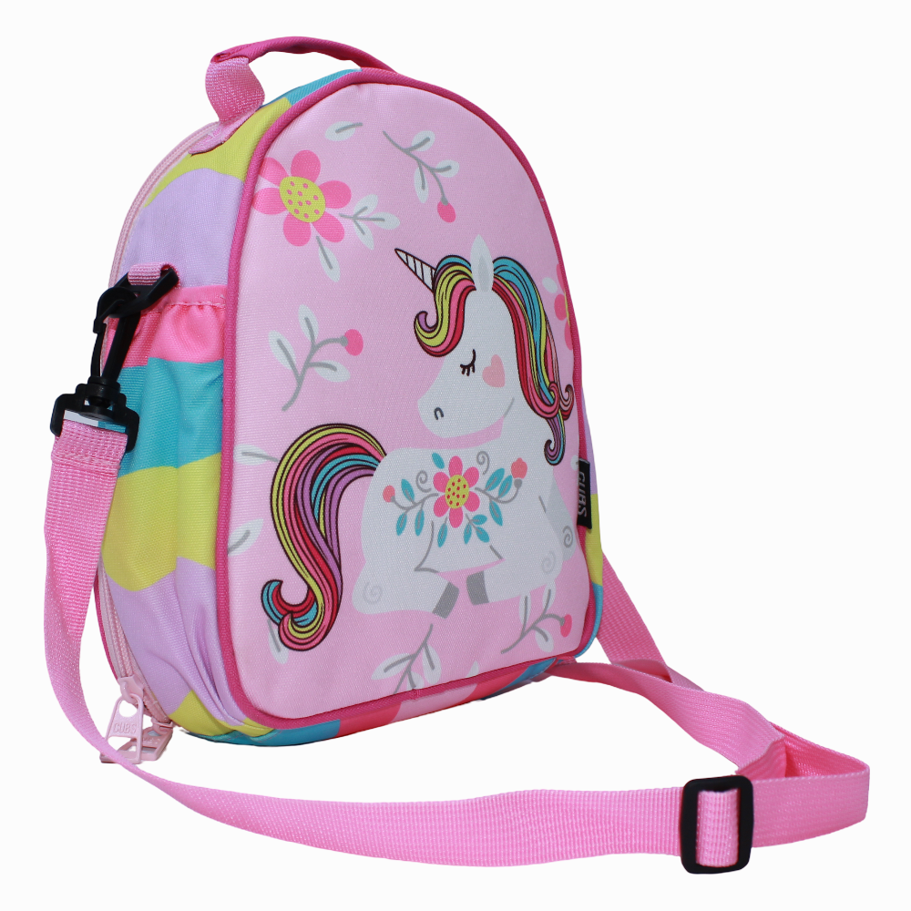 Cubs Flowers & Unicorns Lunch Bag