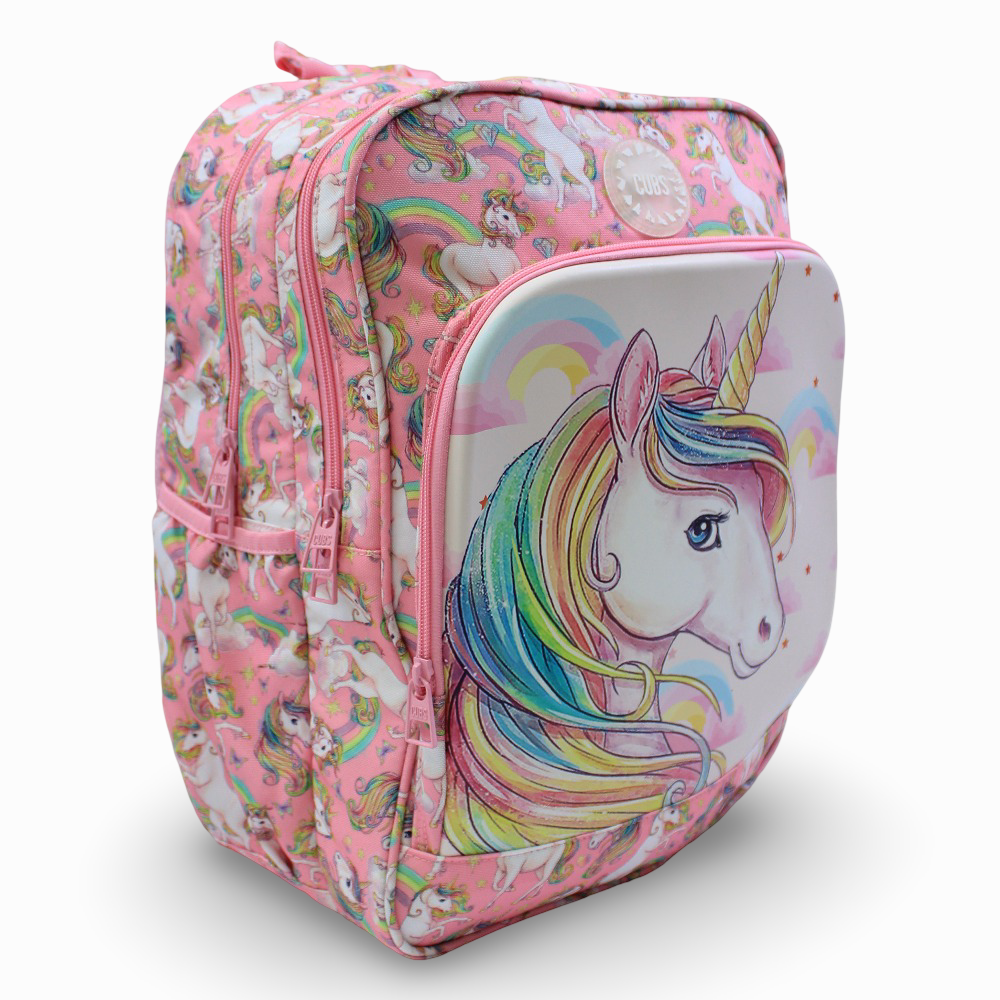 Cubs Rainbow Unicorn Hard Top Backpack – 25 Inches