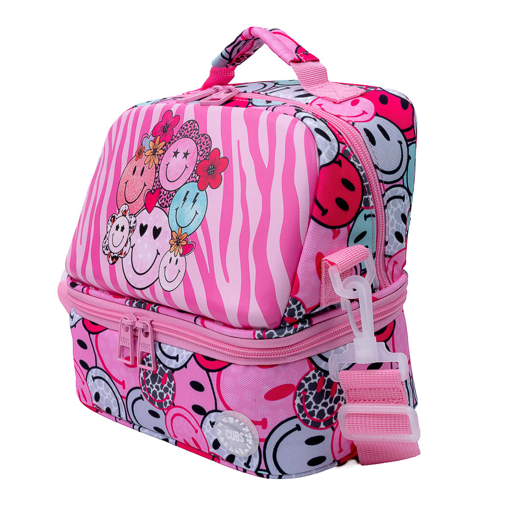 Cubs Hard Top Lunch Bag – Pink Smiles