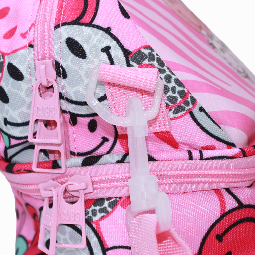 Cubs Hard Top Lunch Bag – Pink Smiles