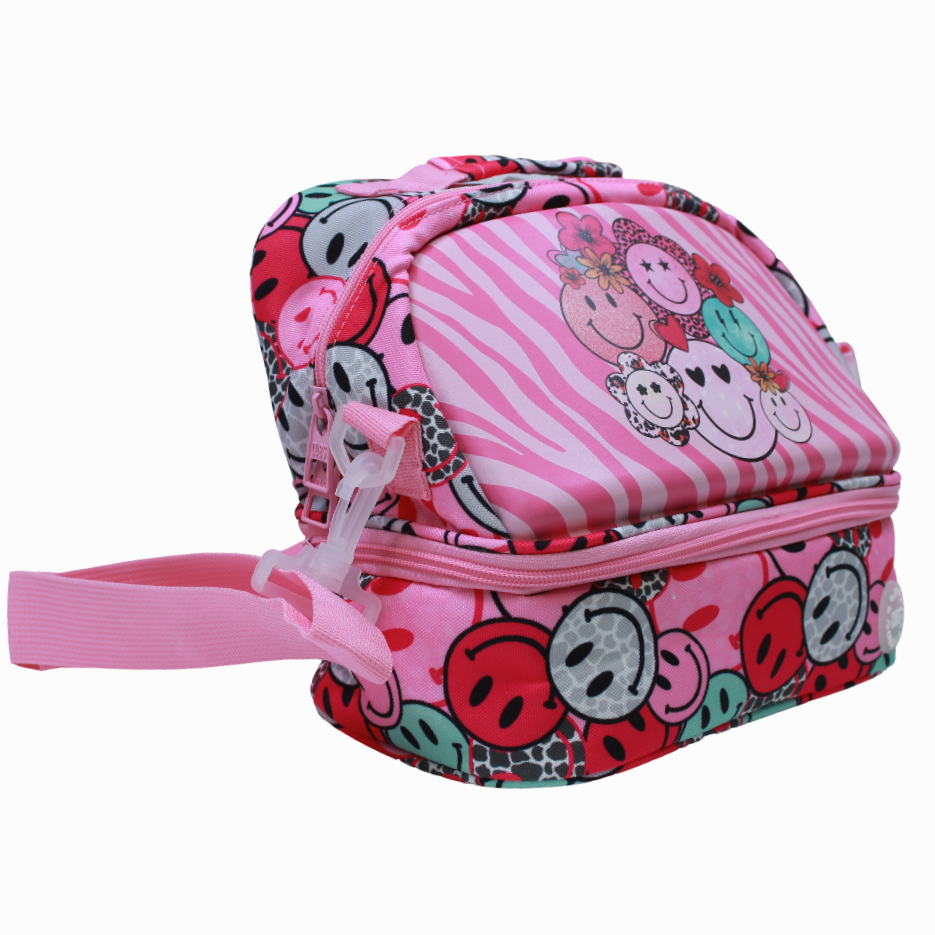 Cubs Hard Top Lunch Bag – Pink Smiles