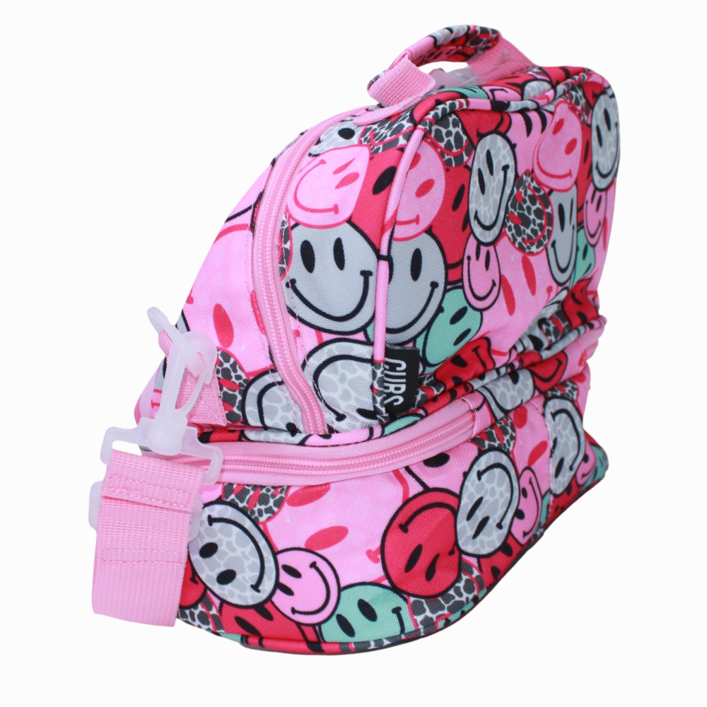 Cubs Hard Top Lunch Bag – Pink Smiles