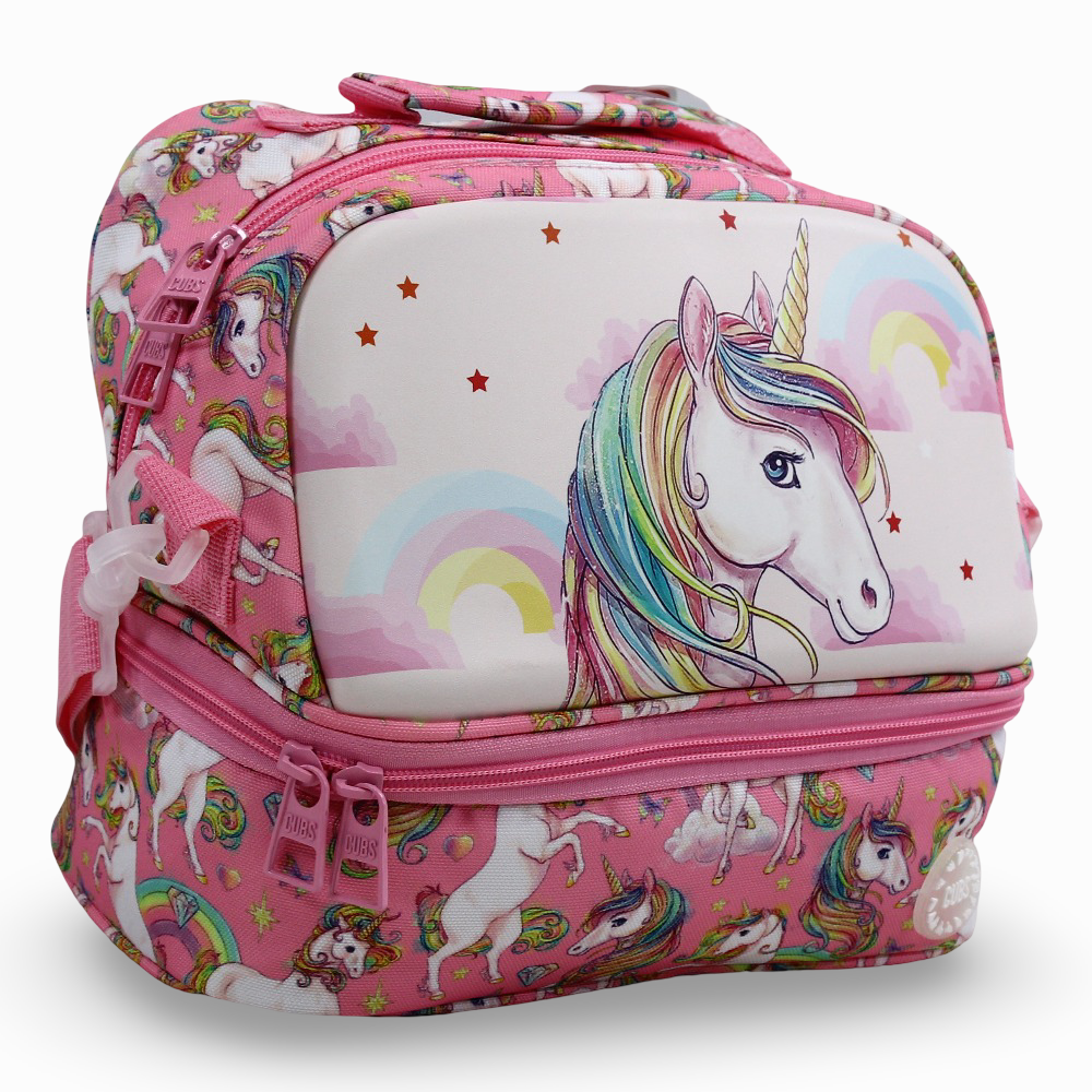 Cubs Rainbow Unicorn Hard Top Lunch Bag