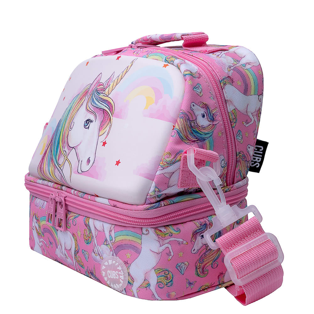 Cubs Rainbow Unicorn Hard Top Lunch Bag 5L