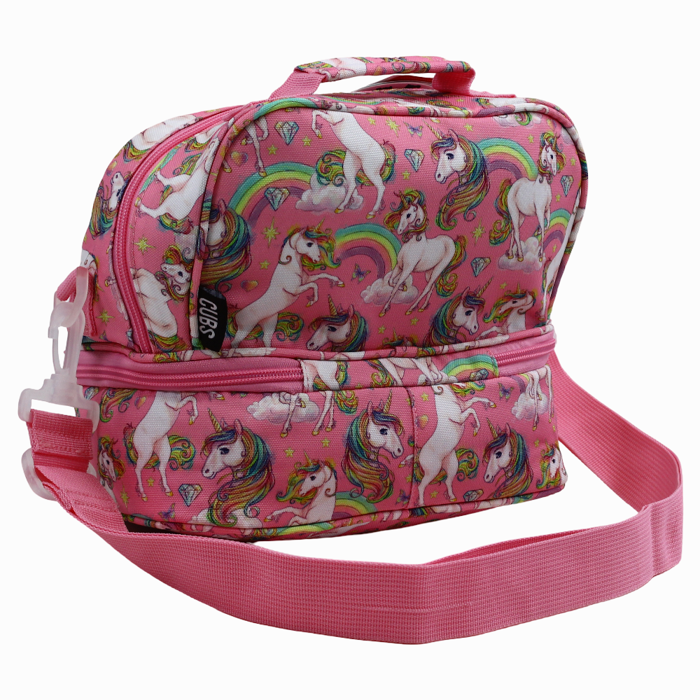 Cubs Rainbow Unicorn Hard Top Lunch Bag