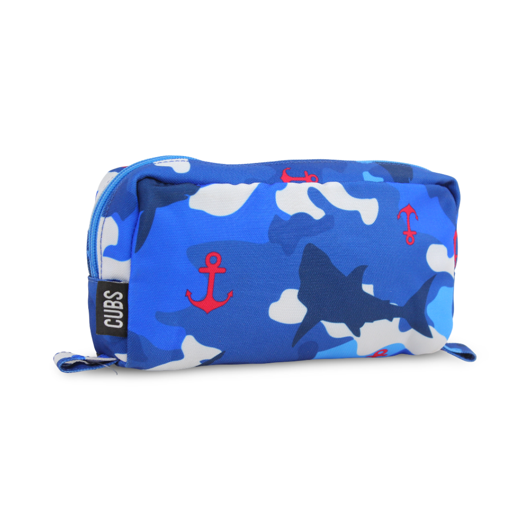 Cubs Shark Teeth Pencil Case Hard Top