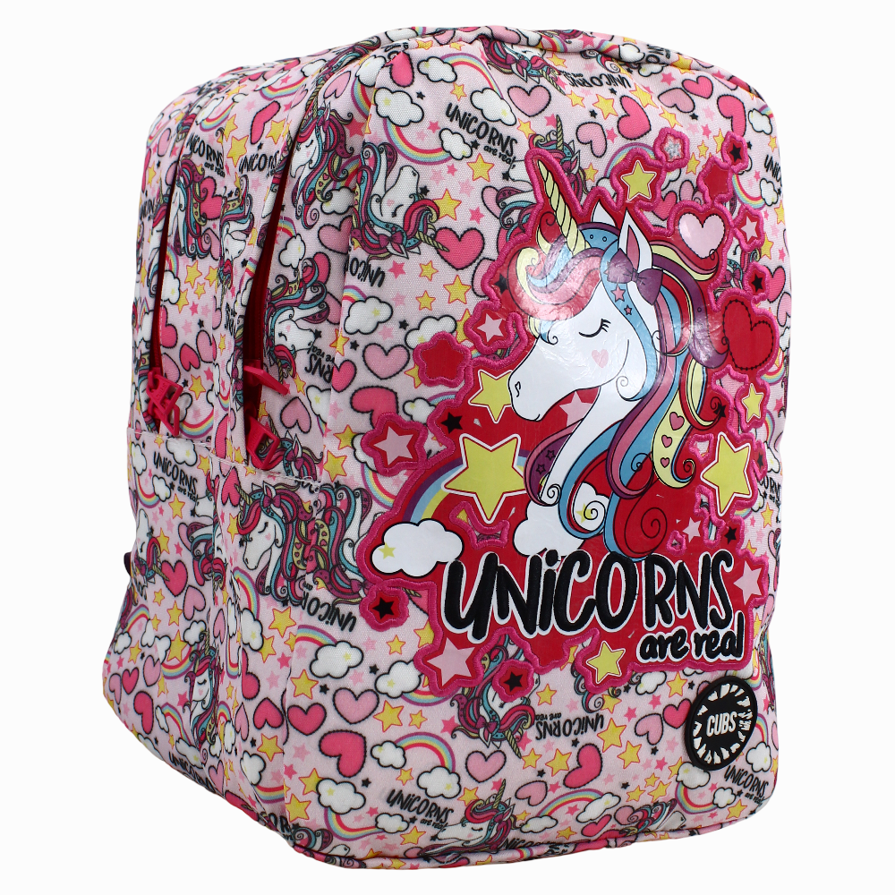 Cubs Unicorns Backpack Big & Basic – Pink