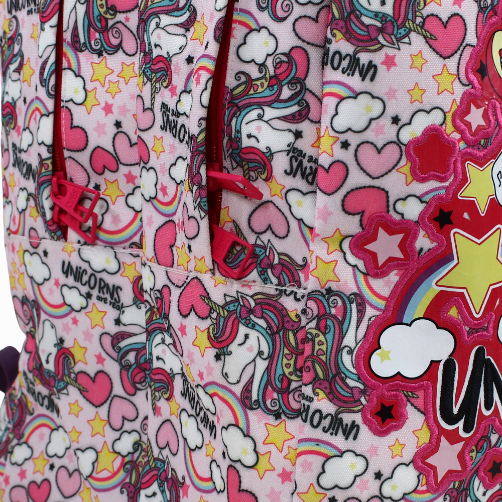Cubs Unicorns Backpack Big & Basic – Pink