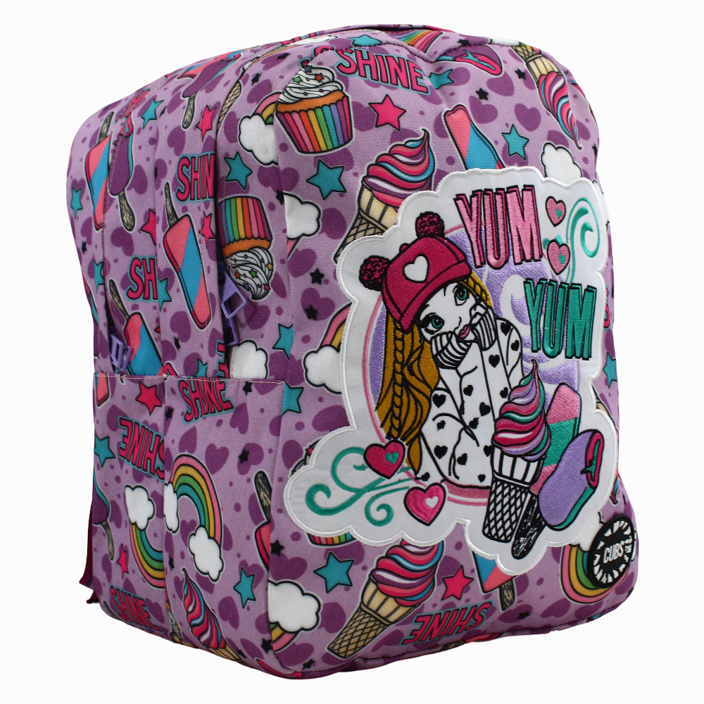 Cubs Yum Yum Backpack Big & Basic – Purple
