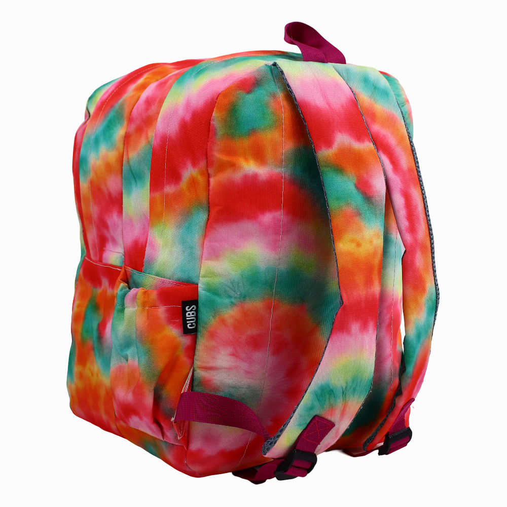 Cubs Girl Power Tie Dye Backpack Big & Basic – Colorful