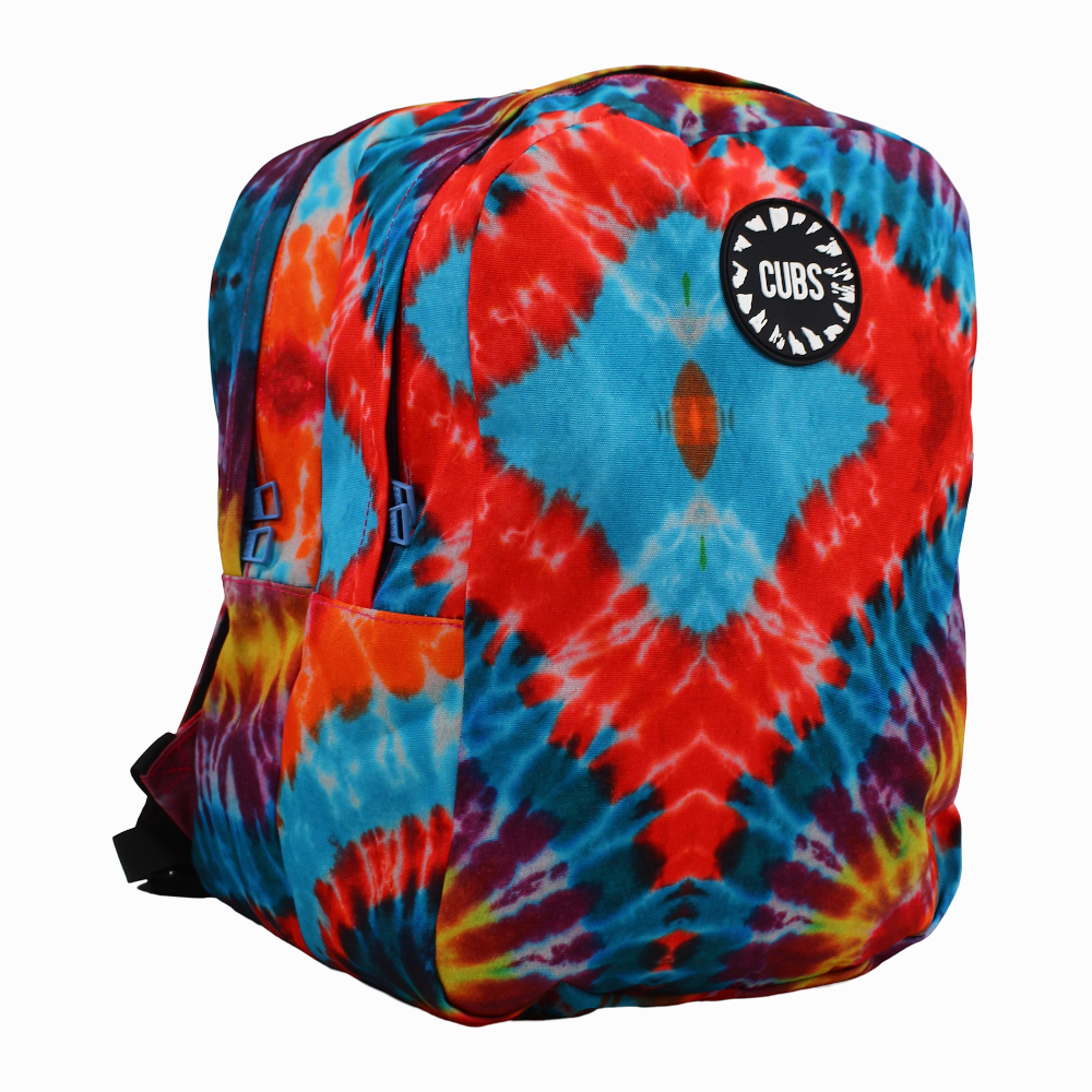 Cubs Tie Dye Backpack Big & Basic – Colorful