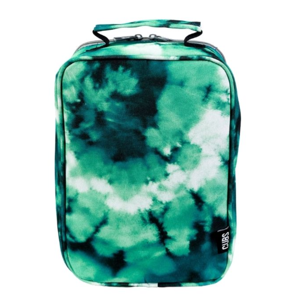 Cubs Army Green Tie Dye Big & Basic Lunch Bag