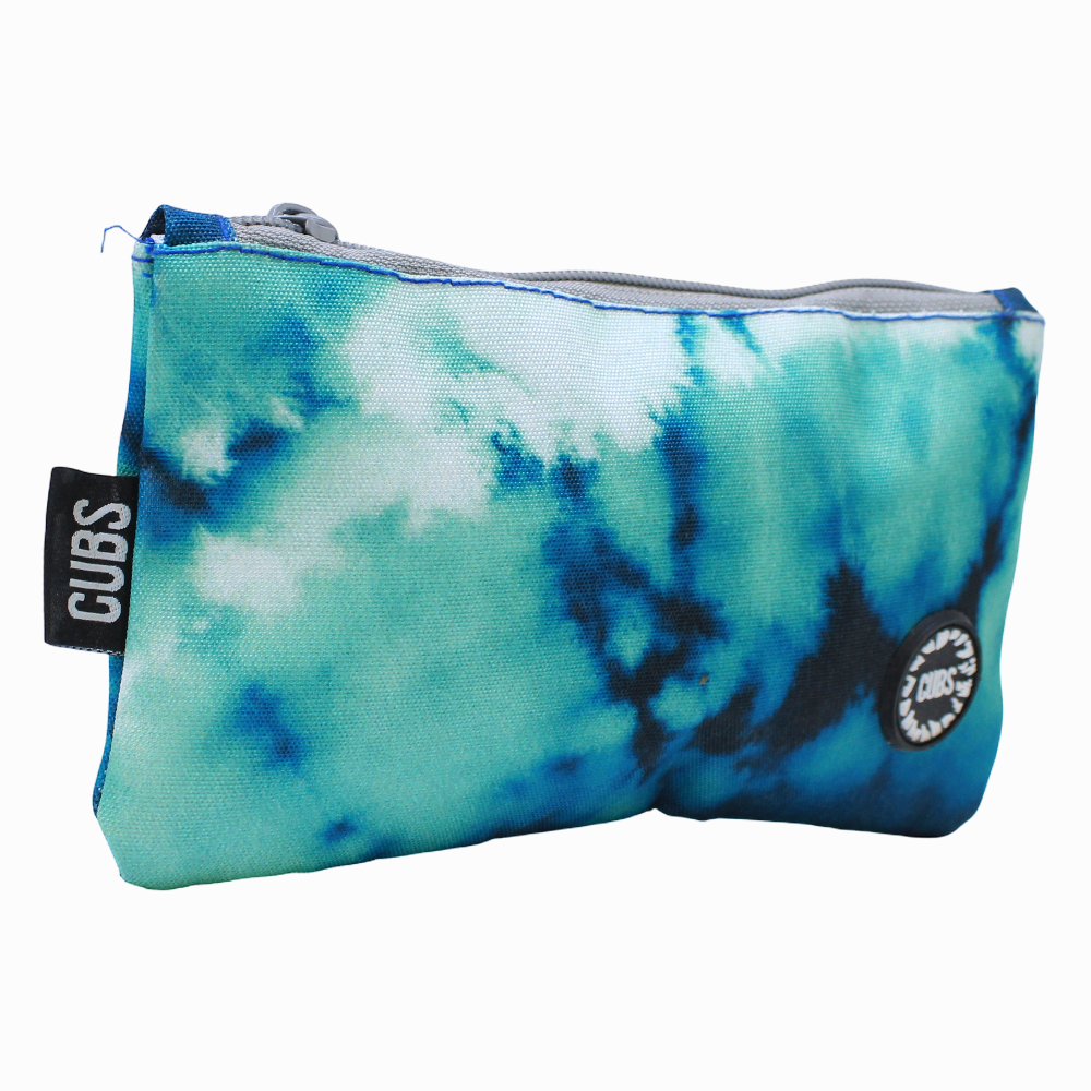 Cubs Army Green Tie Dye Big & Basic Pencil Case