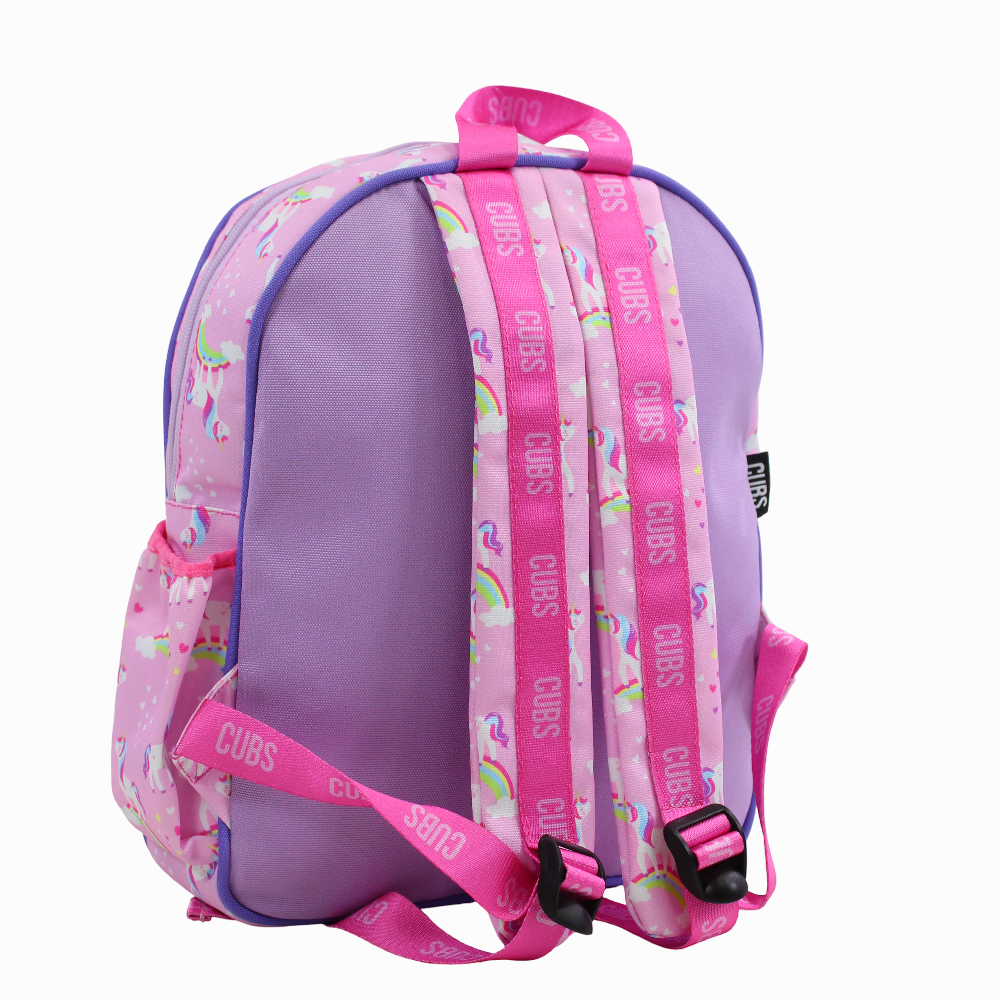 Cubs Pink Unicorn Letter N Nursery Backpack