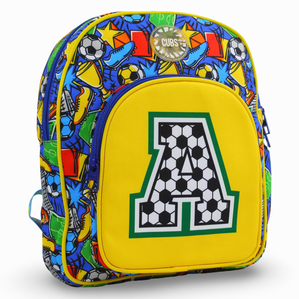Cubs Football Fan Letter A Nursery Backpack