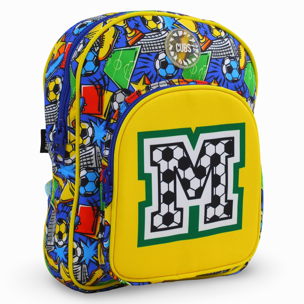 Cubs Football Fan Letter M Nursery Backpack