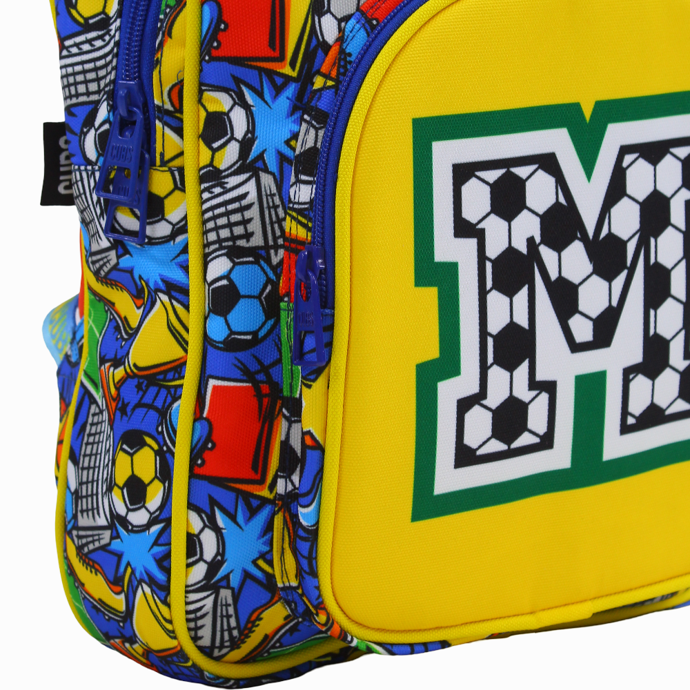 Cubs Football Fan Letter M Nursery Backpack