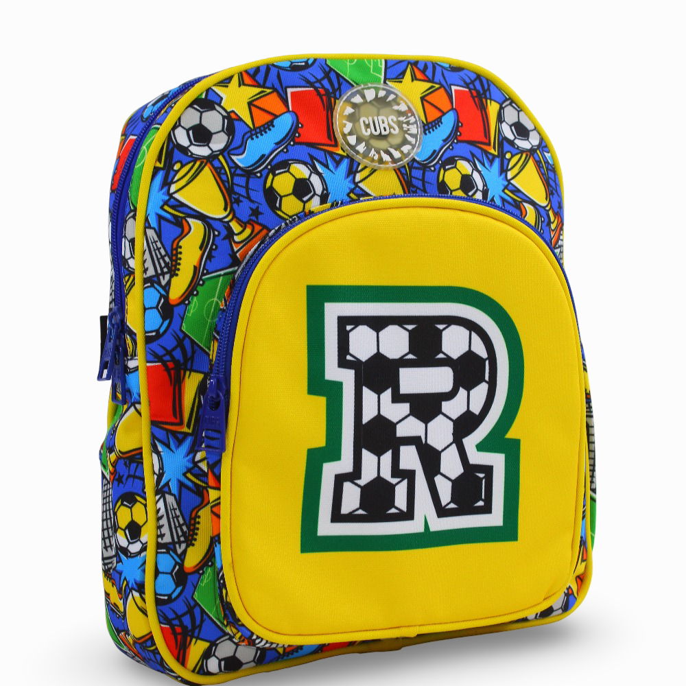 Cubs Football Fan Letter R Nursery Backpack