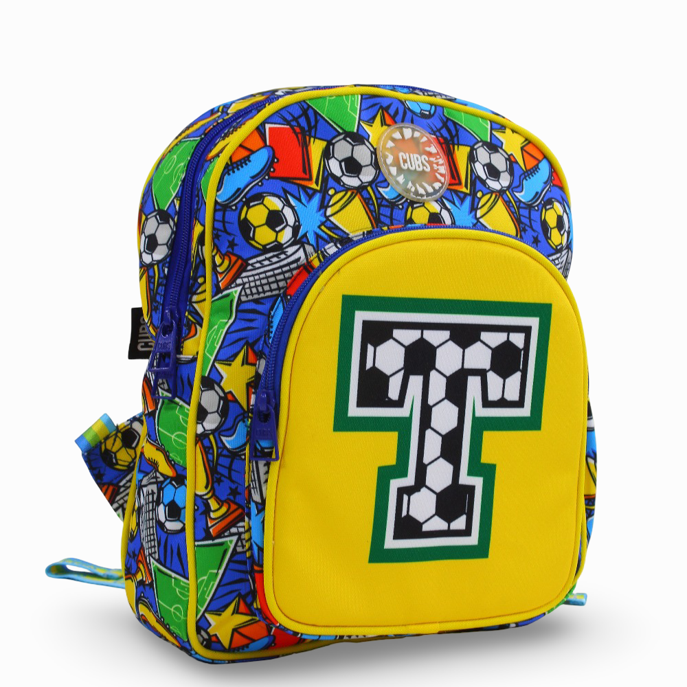 Cubs Football Fan Letter T Nursery Backpack