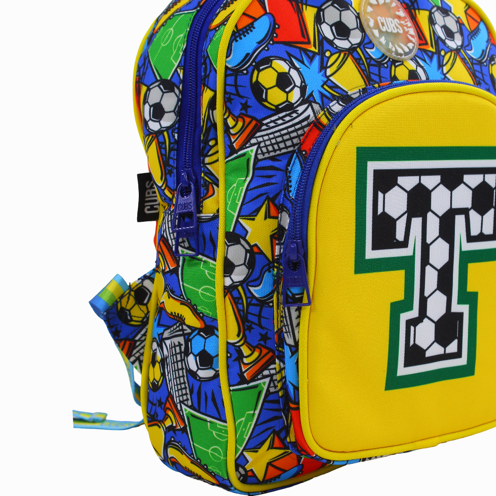Cubs Football Fan Letter T Nursery Backpack