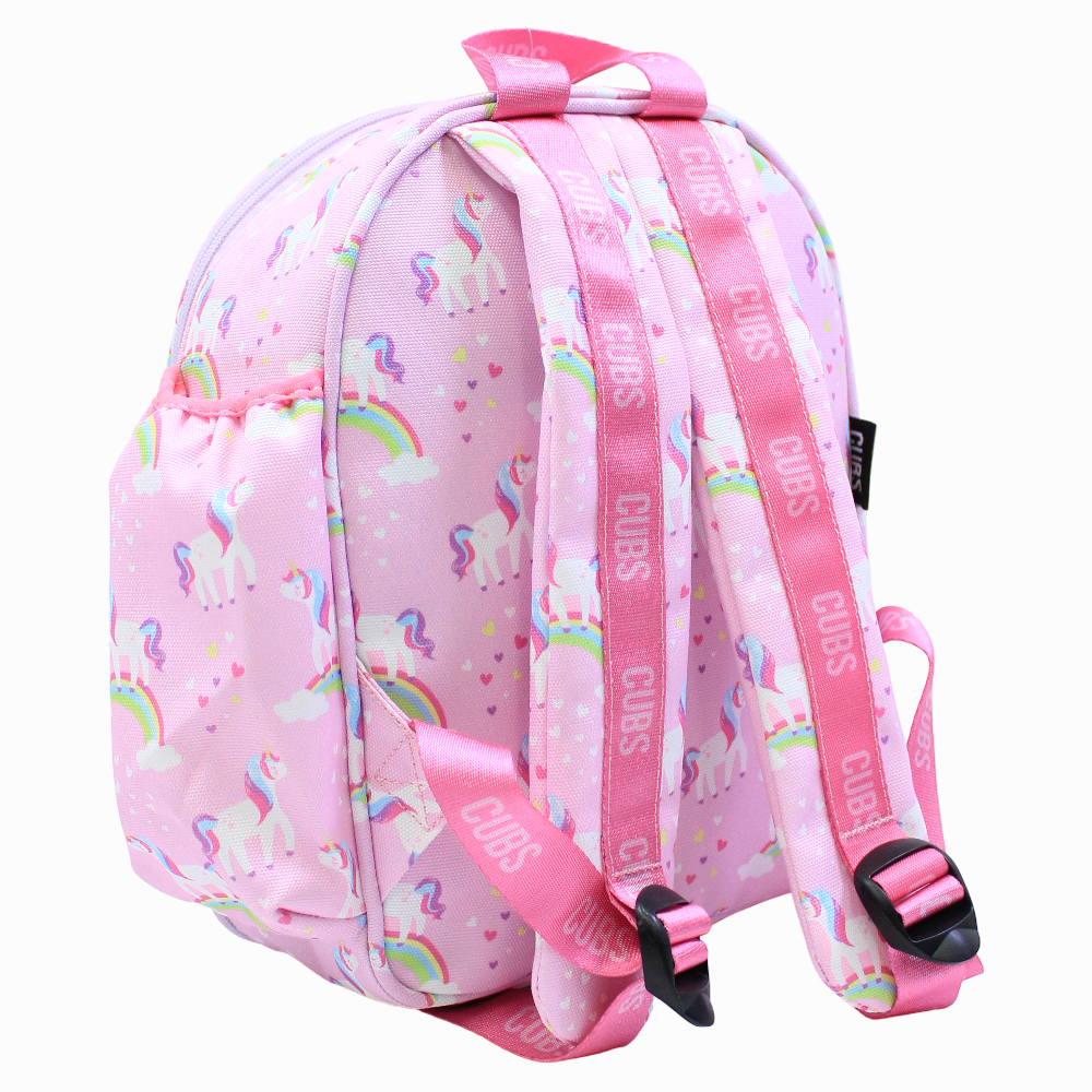 Cubs Pink Unicorn Letter A Nursery Lunch Backpack