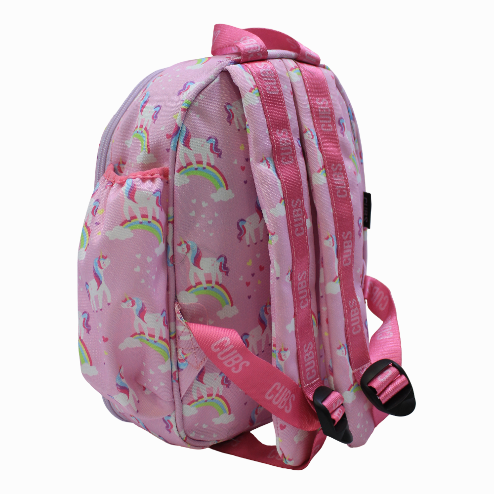 Cubs Pink Unicorn Letter G Nursery Lunch Backpack