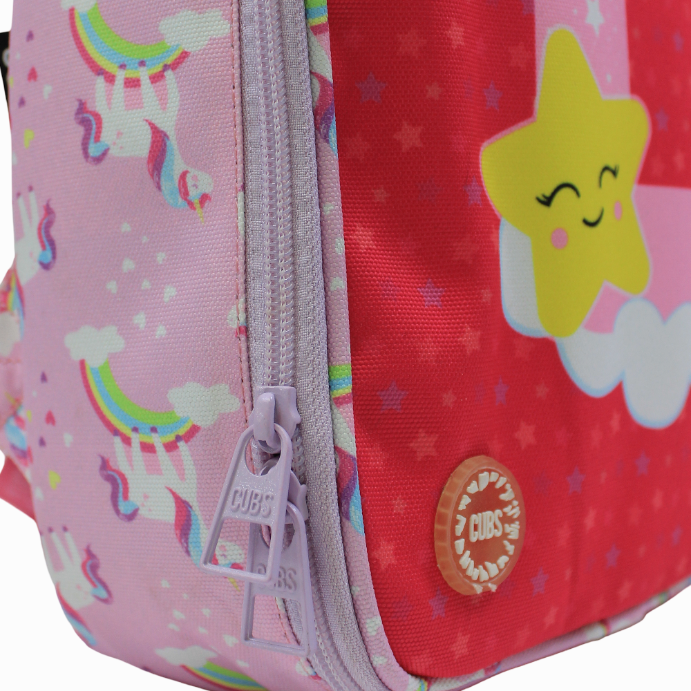 Cubs Pink Unicorn Letter L Nursery Lunch Backpack