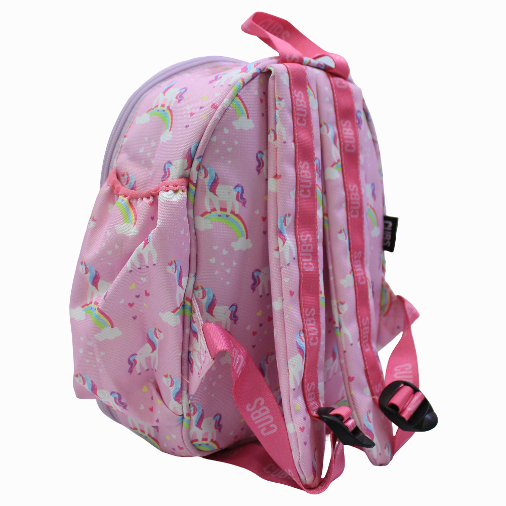 Cubs Pink Unicorn Letter L Nursery Lunch Backpack