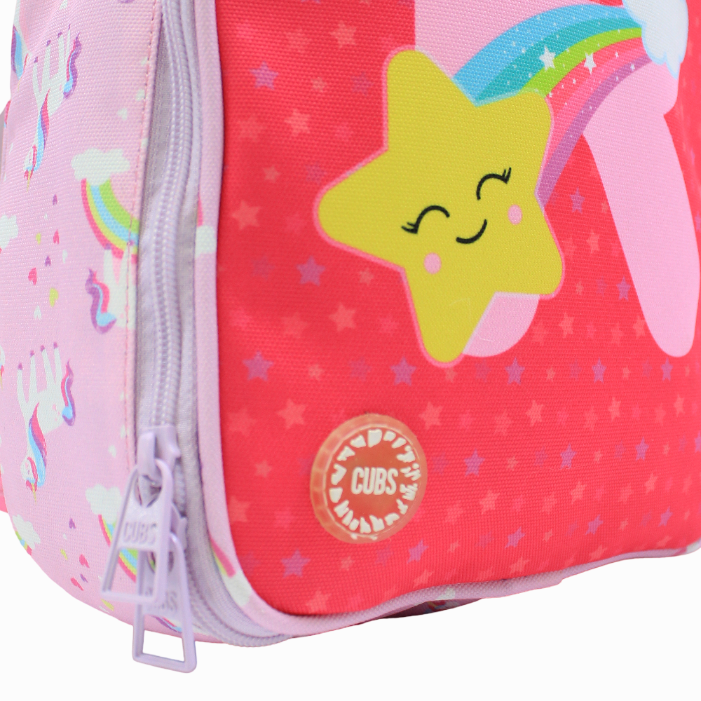 Cubs Pink Unicorn Letter R Nursery Lunch Backpack