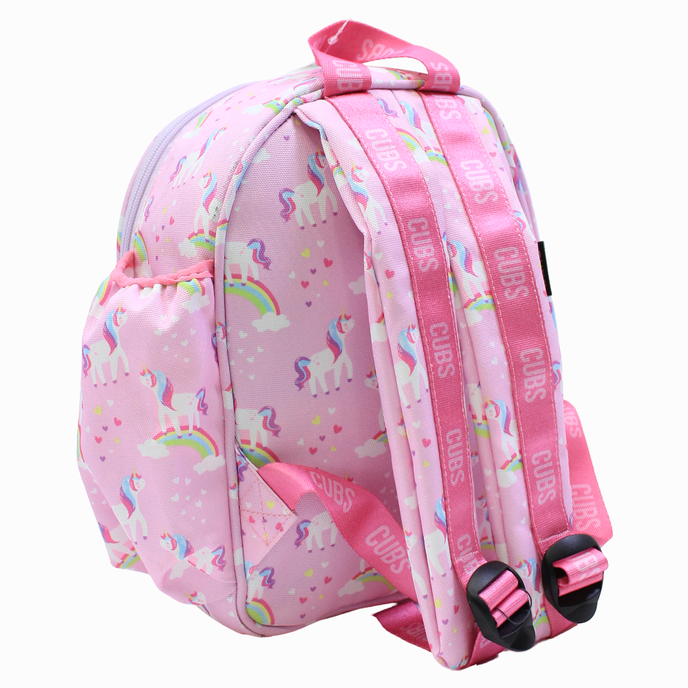 Cubs Pink Unicorn Letter R Nursery Lunch Backpack