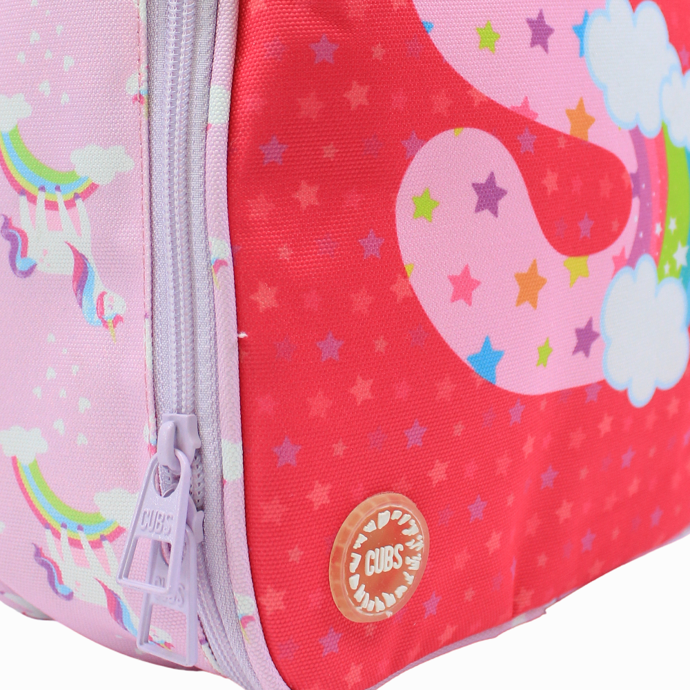 Cubs Pink Unicorn Letter S Nursery Lunch Backpack