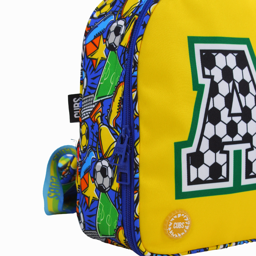 Cubs Football Fan Letter A Lunch Nursery Backpack
